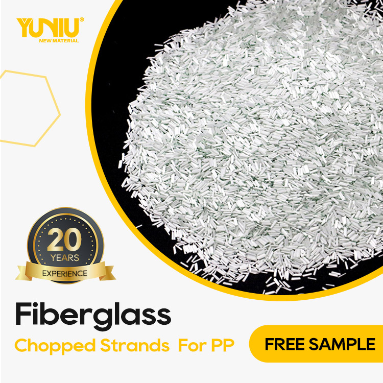 3mm/4.5mm Fiberglass Chopped Strands for PP/PA/PBT Good flowability 