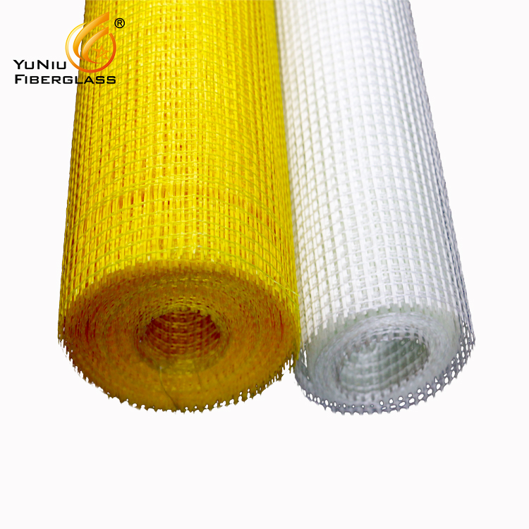 China Manufacturers supply glass Fiber mesh rolls with high strength